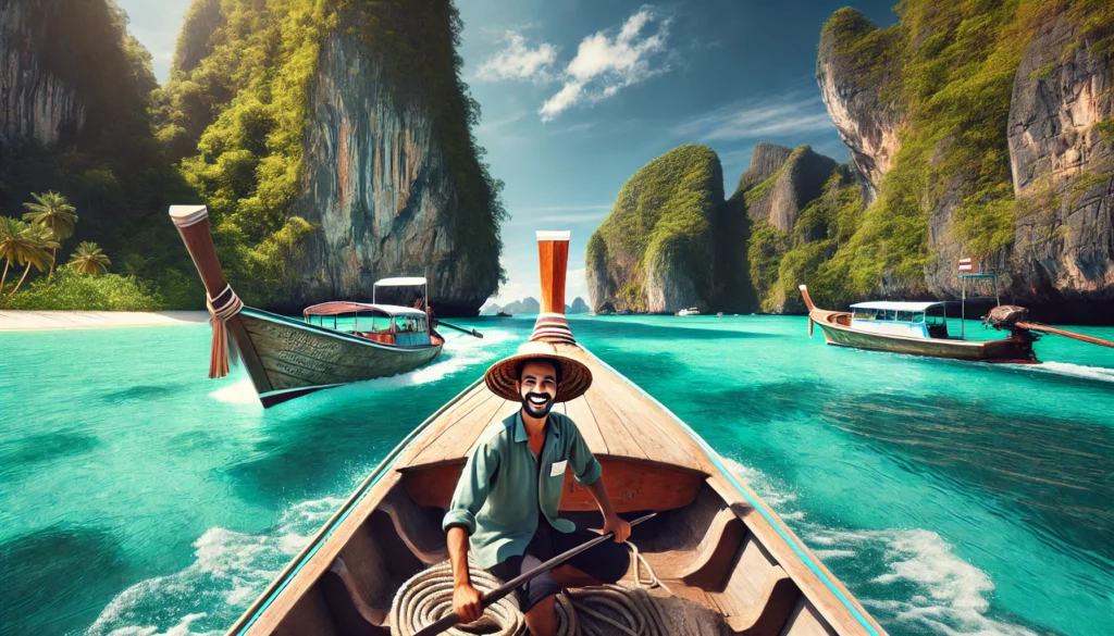 "Private longtail boat for an exclusive tour in Thailand"
