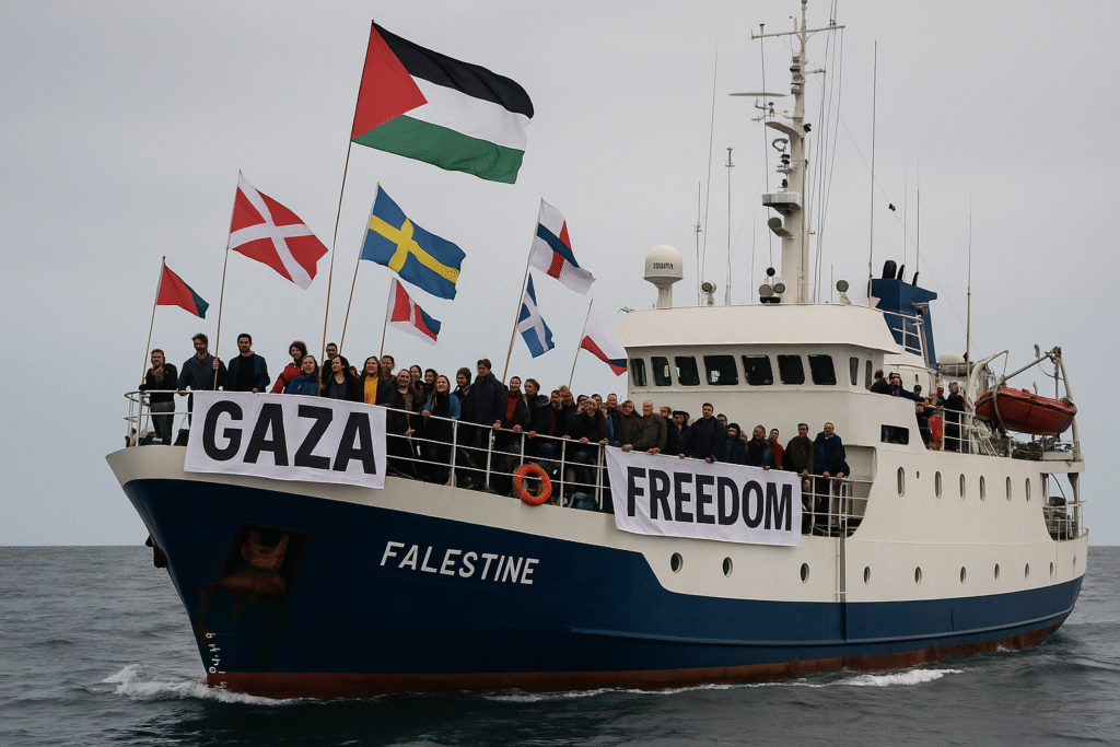 Gaza Freedom Flotilla: UK-Led Humanitarian Mission to Deliver Aid to Gaza